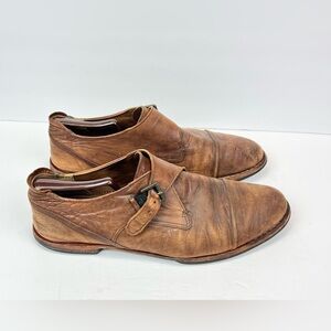 Timberland Boot Company Monk Strap Brown Leather Loafer US Men’s Size 12 Oxfords